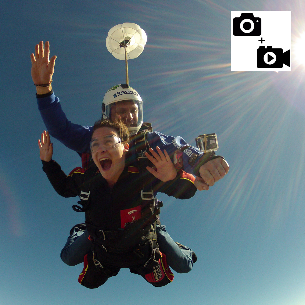 Digital Video & Photos Package of Tandem Jump (USB) - Handycam