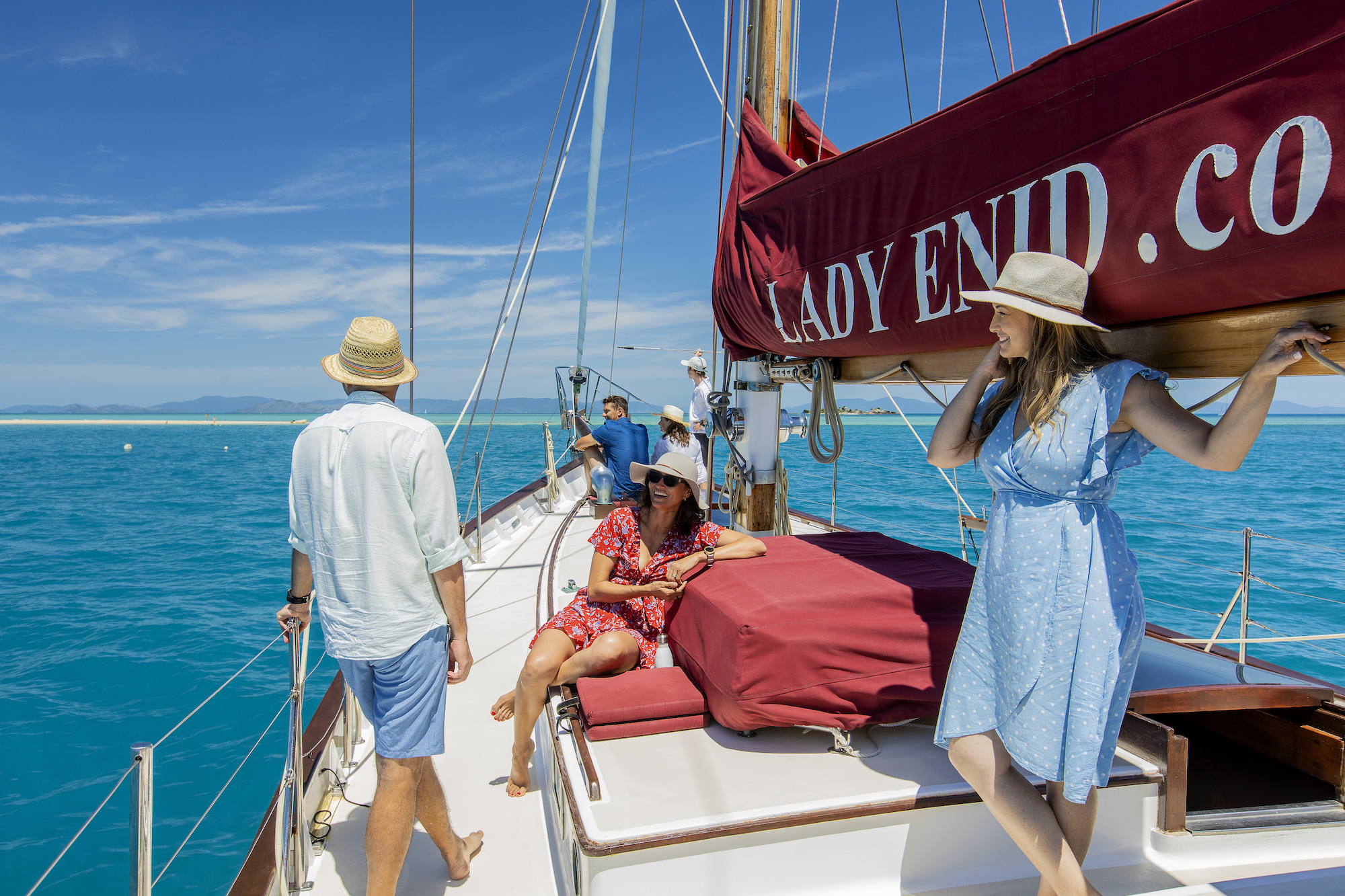 Lady Enid Sailing - Langford Island
