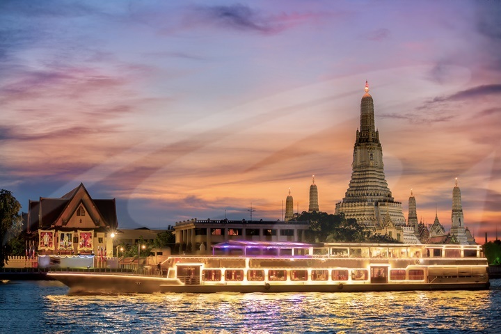 Bangkok River by Night Dinner Cruise with Entertainment - Ticket Only