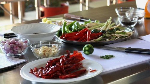 Thai Cooking Class Session with Market Tour & Lunch