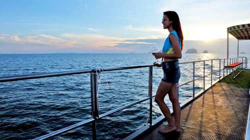Sunset Cruise in Catamaran over Andaman Sea