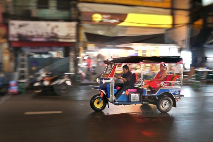 Bangkok Walking Street Food Tour And Tuk-Tuk Evening Private Adventure