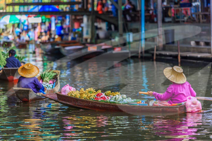 Private Floating Market Tour with Long-Tail Speedboat Ride v2