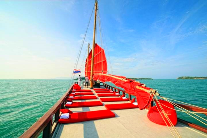 Red Baron Junk Sailing Tour with Transfers 