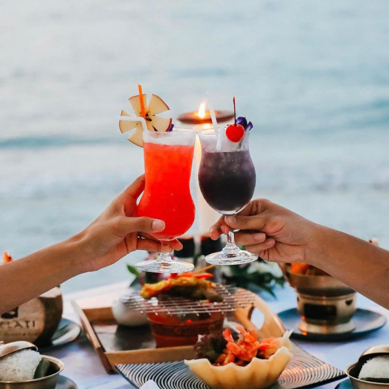 Melati Sunset Romantic Dinner On The Beach with Hotel Pick up