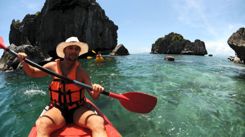 Sea Kayaking at Ang Thong Marine Park