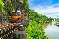 Bridge on the River Kwai with Speedboat, Train Ride & Lunch 