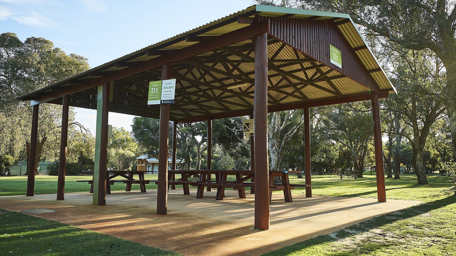 Picnic Shelter - D1 - Whiteman Park Reservations