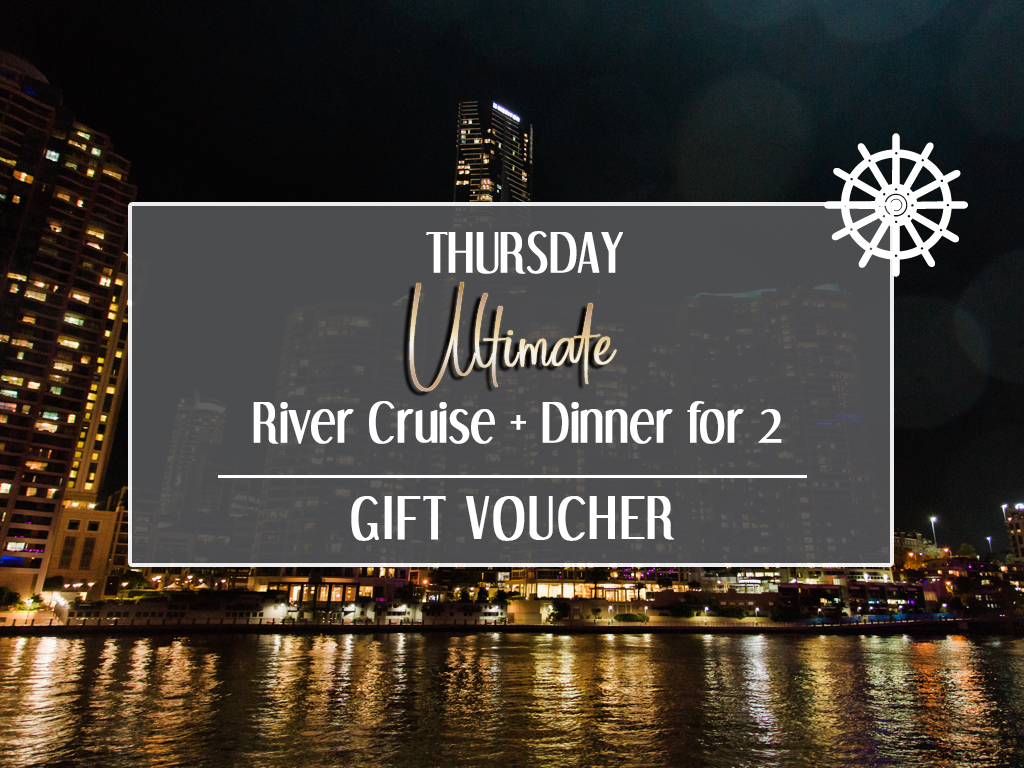 zzz Gift Card - Thursday Ultimate River Cruise + Dinner for 2