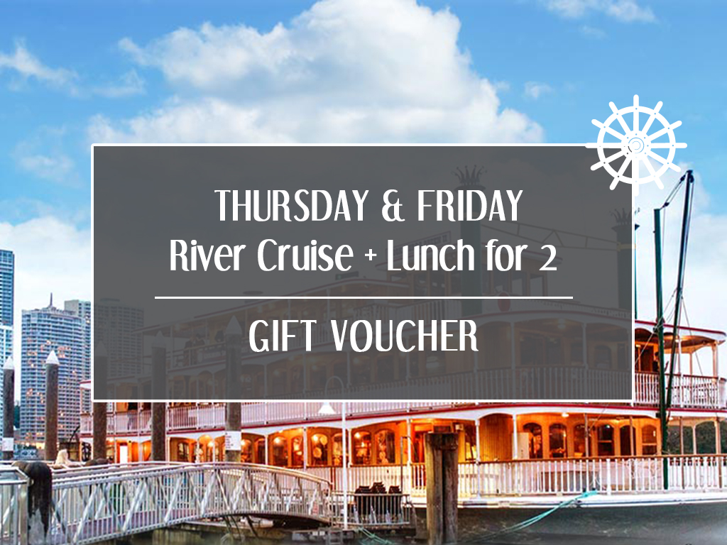 zzz Gift Card - Weekday River Cruise + Lunch  for 2