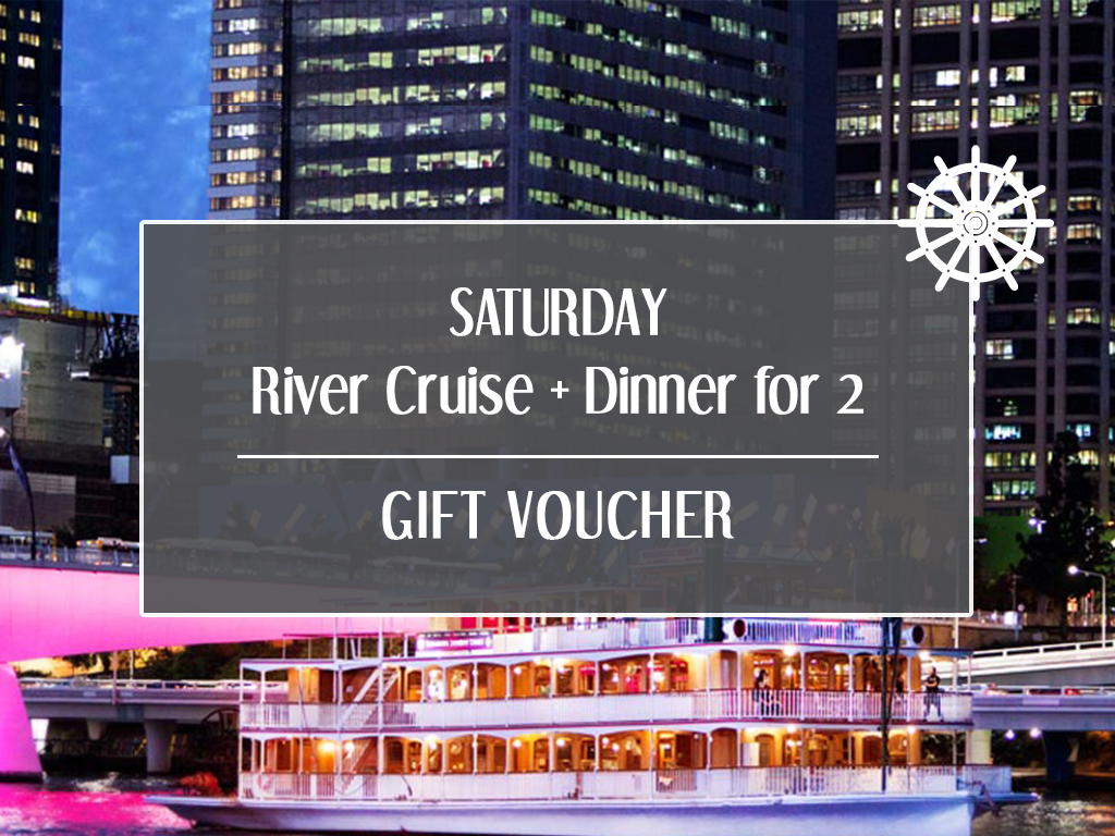 zzz Gift Card - Saturday River Cruise + Dinner for 2