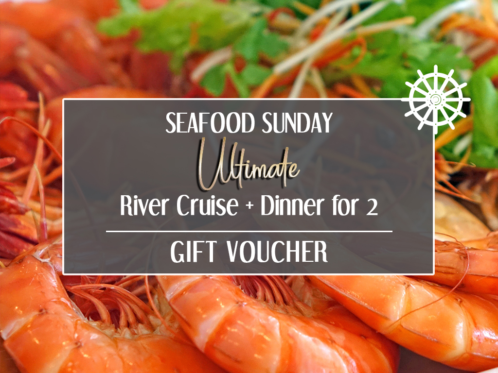 zzz Gift Card - Seafood Sunday Ultimate River Cruise + Dinner for 2