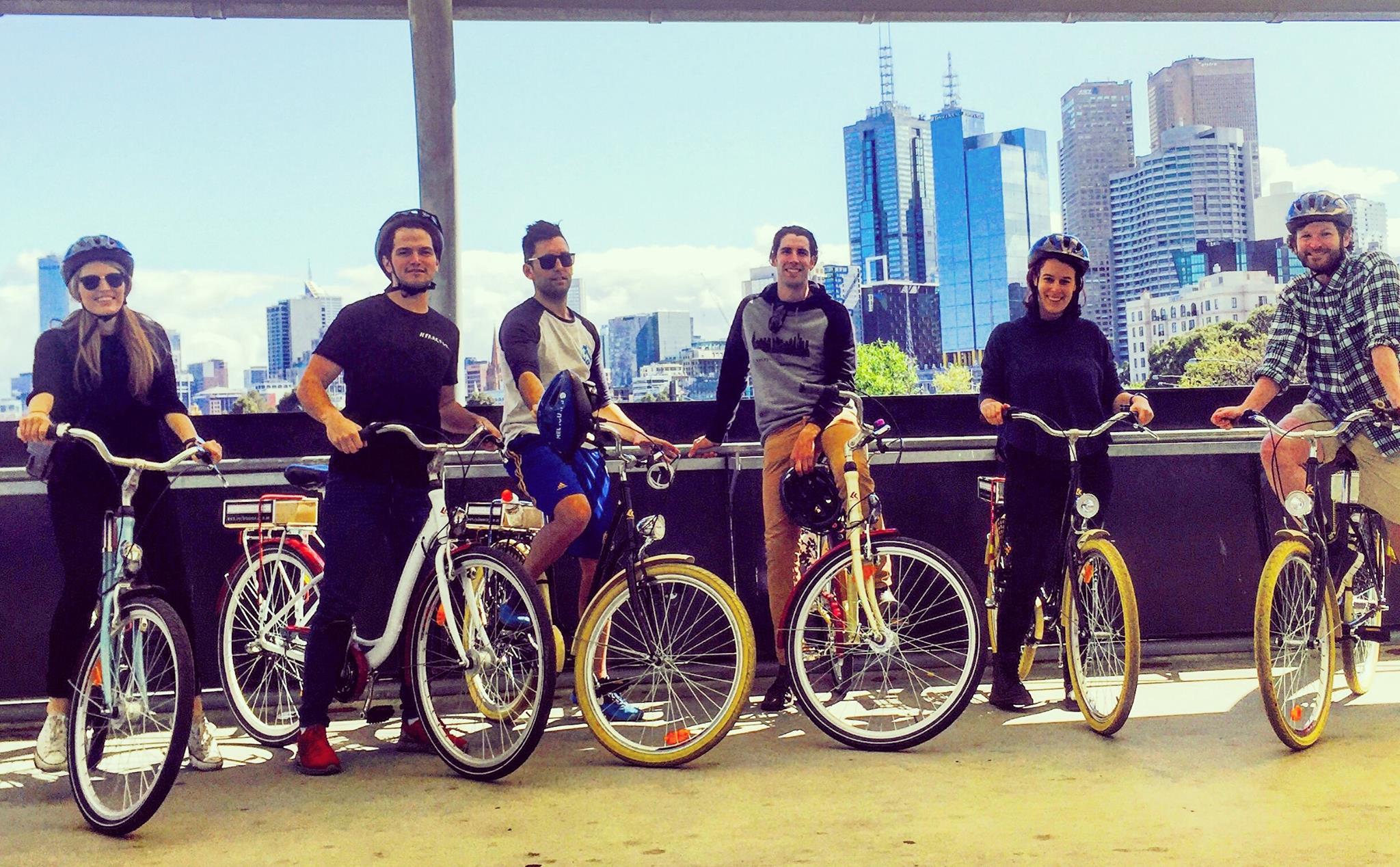 Melbourne City Bike Tour including coffee and drinks