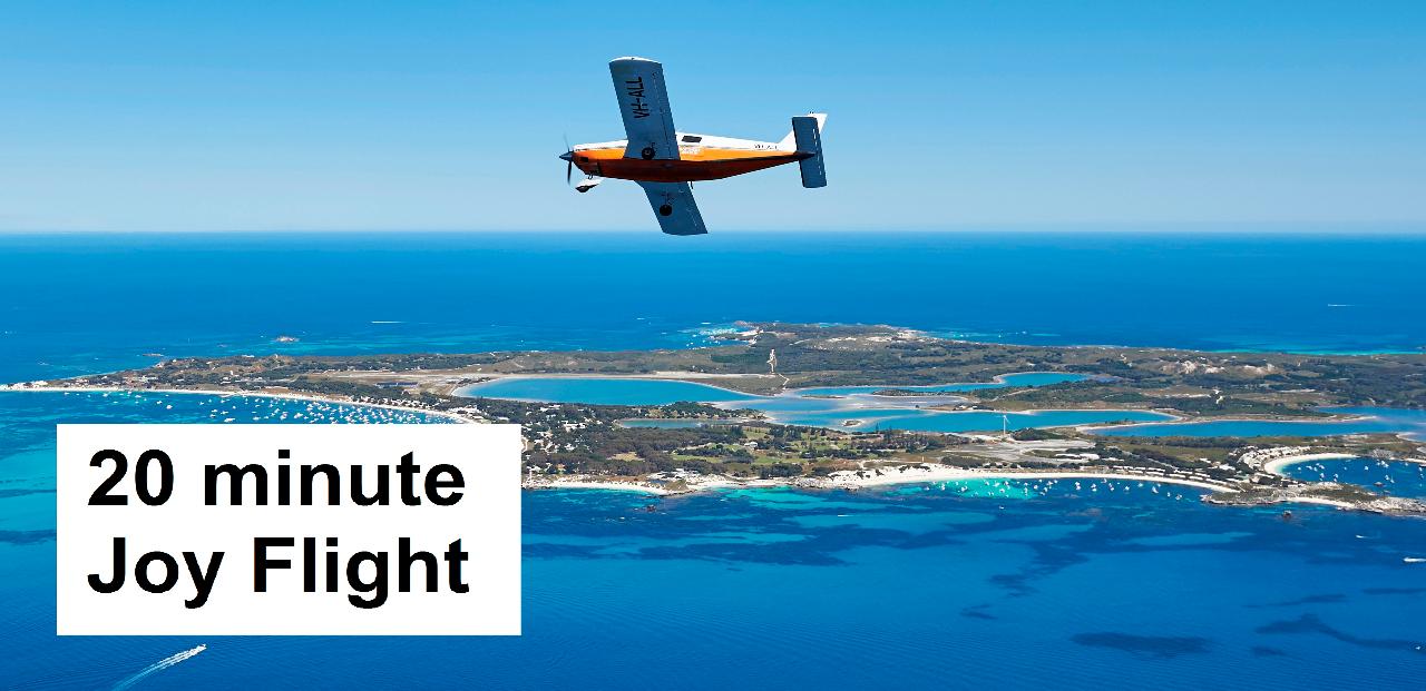 ○○ Rottnest Island 20-minute Scenic Joy Flight