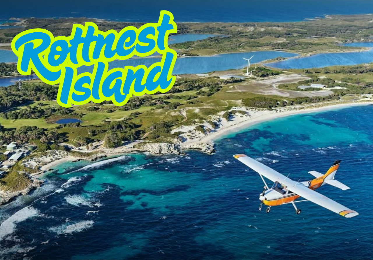 ○ SCENIC LOOP Wadjemup (Rottnest) Island Scenic Joy Flight