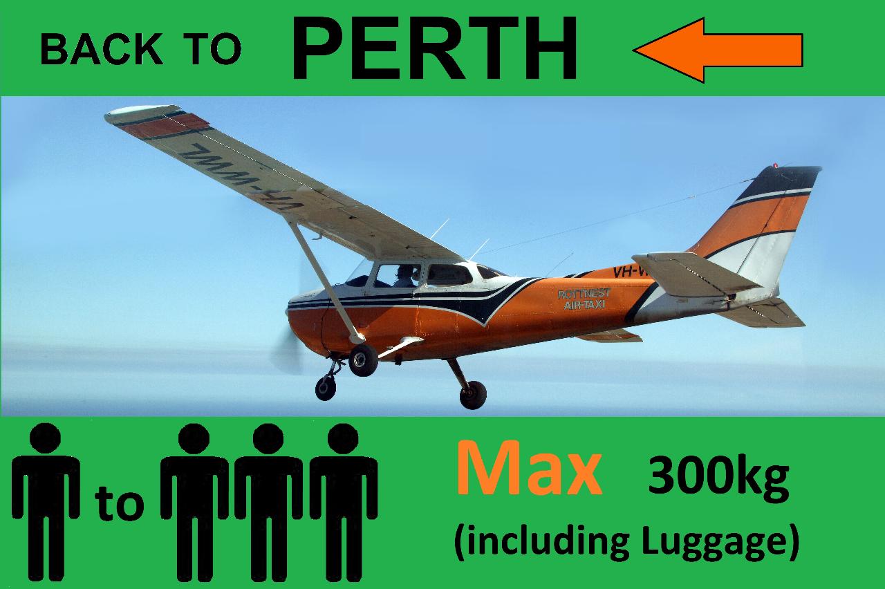 ‹ Rottnest to Perth  - Up to 3 passengers (one-way)