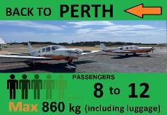 «« Tandem Aeroplanes, Return flights to Perth (8 to 12 passengers) 