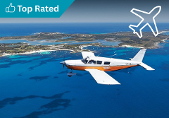 » Perth to Rottnest AND RETURN - Plane size, up to 6 passengers.
