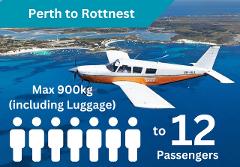 » › Tandem Aeroplanes, Perth to Rottnest (6 to 8 passengers) one way