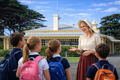 SCHOOL GROUP MORNINGTON PENINSULA: Quarantine Station Stories Behind the Gates