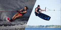HALF DAY  - In this lesson - Wakeboard Waterski Kneeboard (most availability)  No Barefooting 