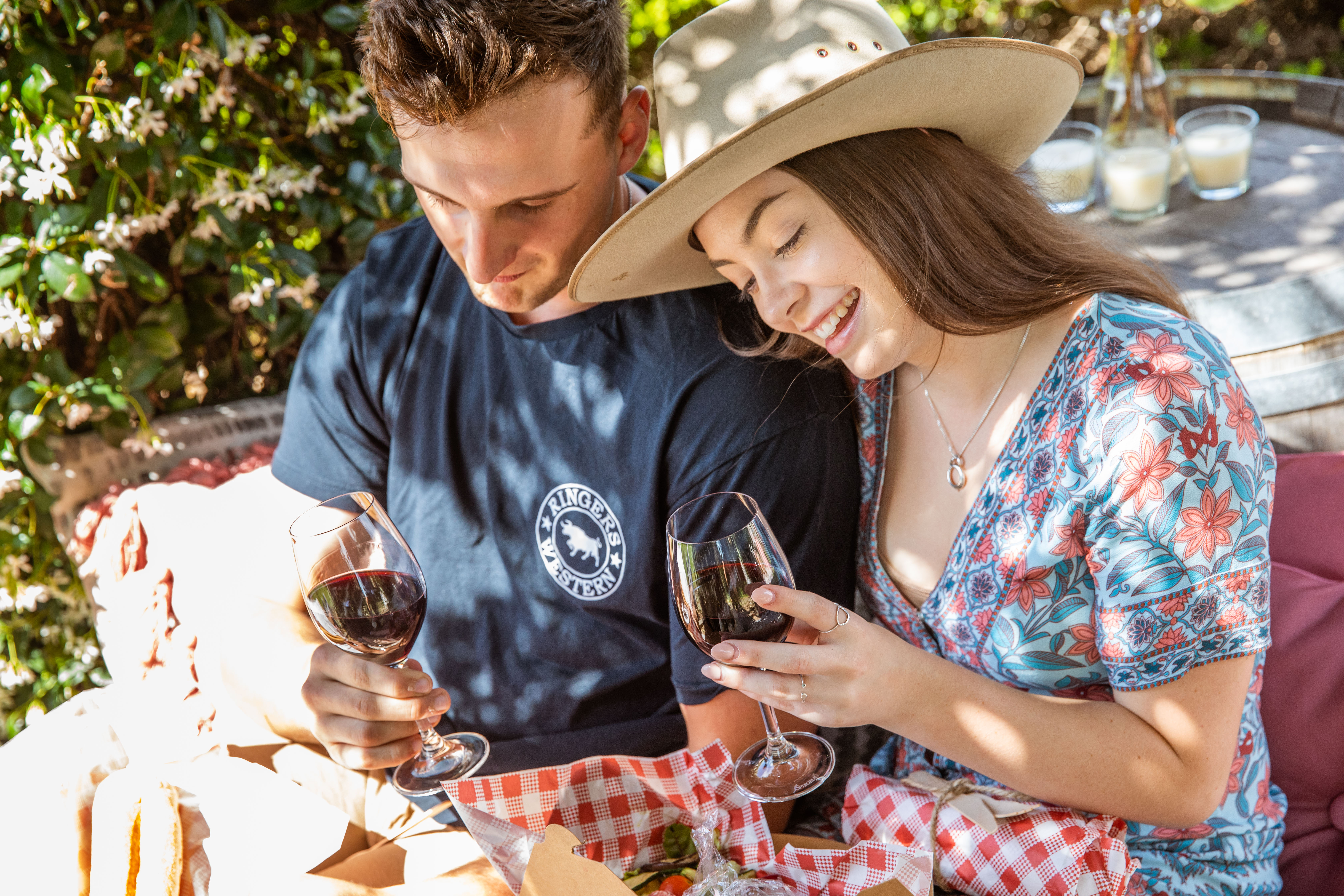 Premium picnic among the vines