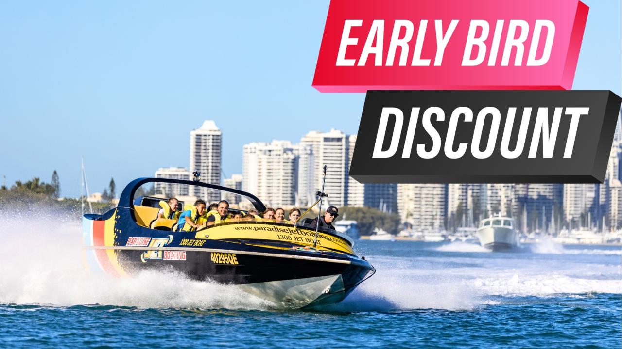 Gold Coast Jet Boat Ride Earlybird Special — 50 Minutes