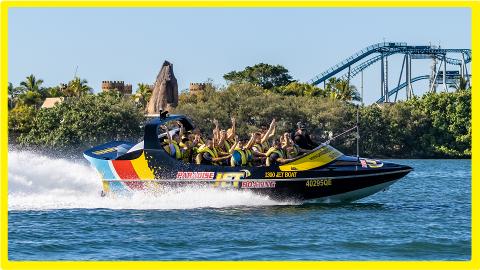 55 minute Gold Coast Jet Boat Adventure Ride