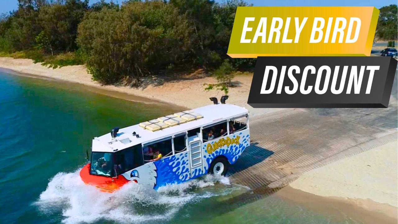 EARLYBIRD SPECIAL - Quack'R'Duck Amphibious Adventure