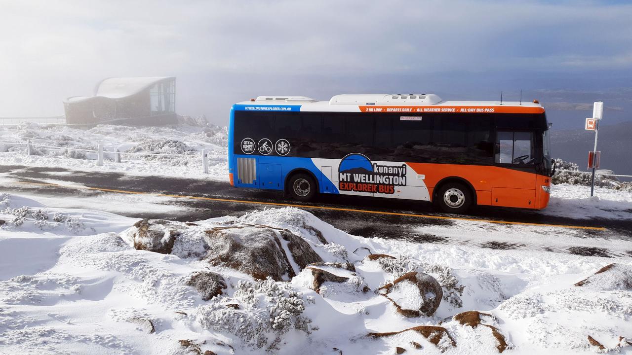 kunanyi/MT WELLINGTON EXPLORER BUS: CITY TO SNOW-RETURN TO CITY