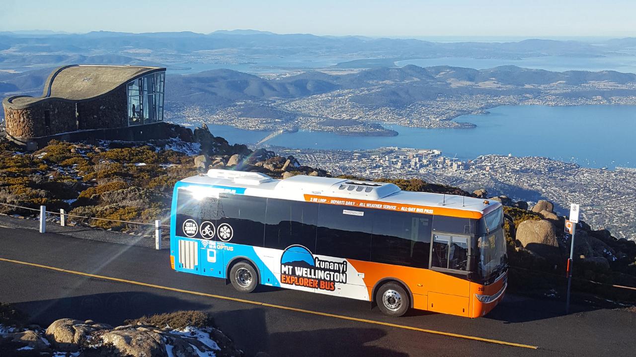 kunanyi/MT WELLINGTON EXPLORER PASS: 2HR RETURN/HOP-ON HOP-OFF