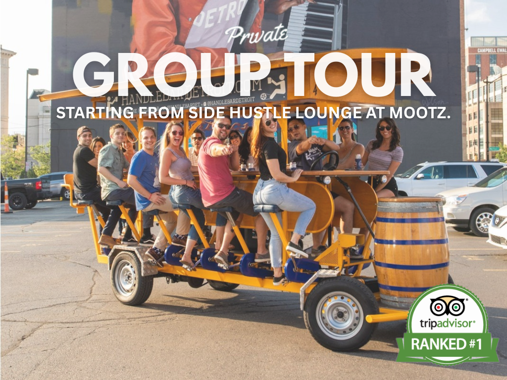 * Private Group Tour (Starts at Side Hustle Lounge at Mootz) Up to 16 People