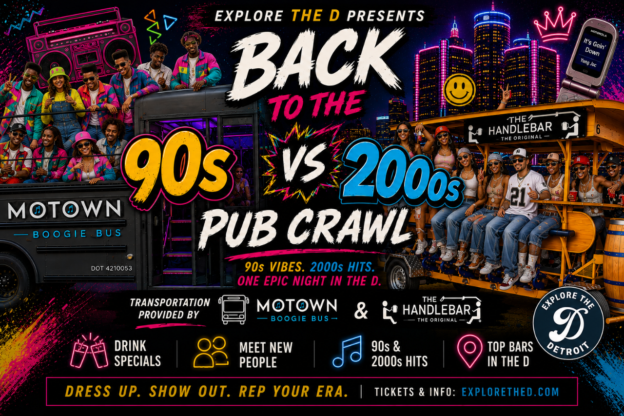 Back to the D: 90’s vs 2000’s Pub Crawl