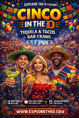 Cinco in the D: Tacos and Margarita Crawl