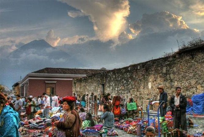 ANTIGUA GUATEMALA DEPARTING FROM GUATEMALA CITY