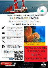 THAILAND - Similans Liveaboard | 14 - 22 January 2025