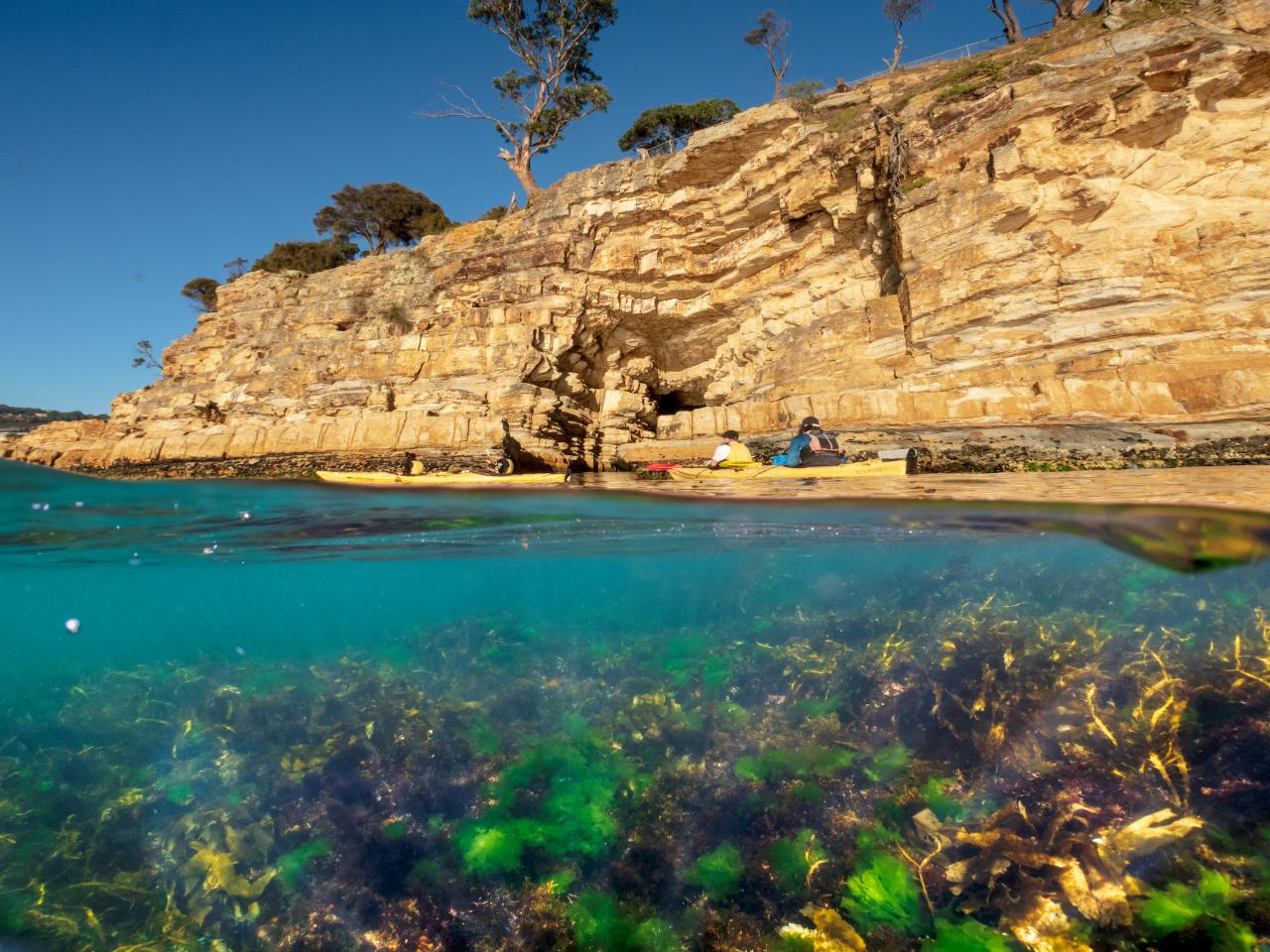 Hobart's Cliffs, Caves and Beaches