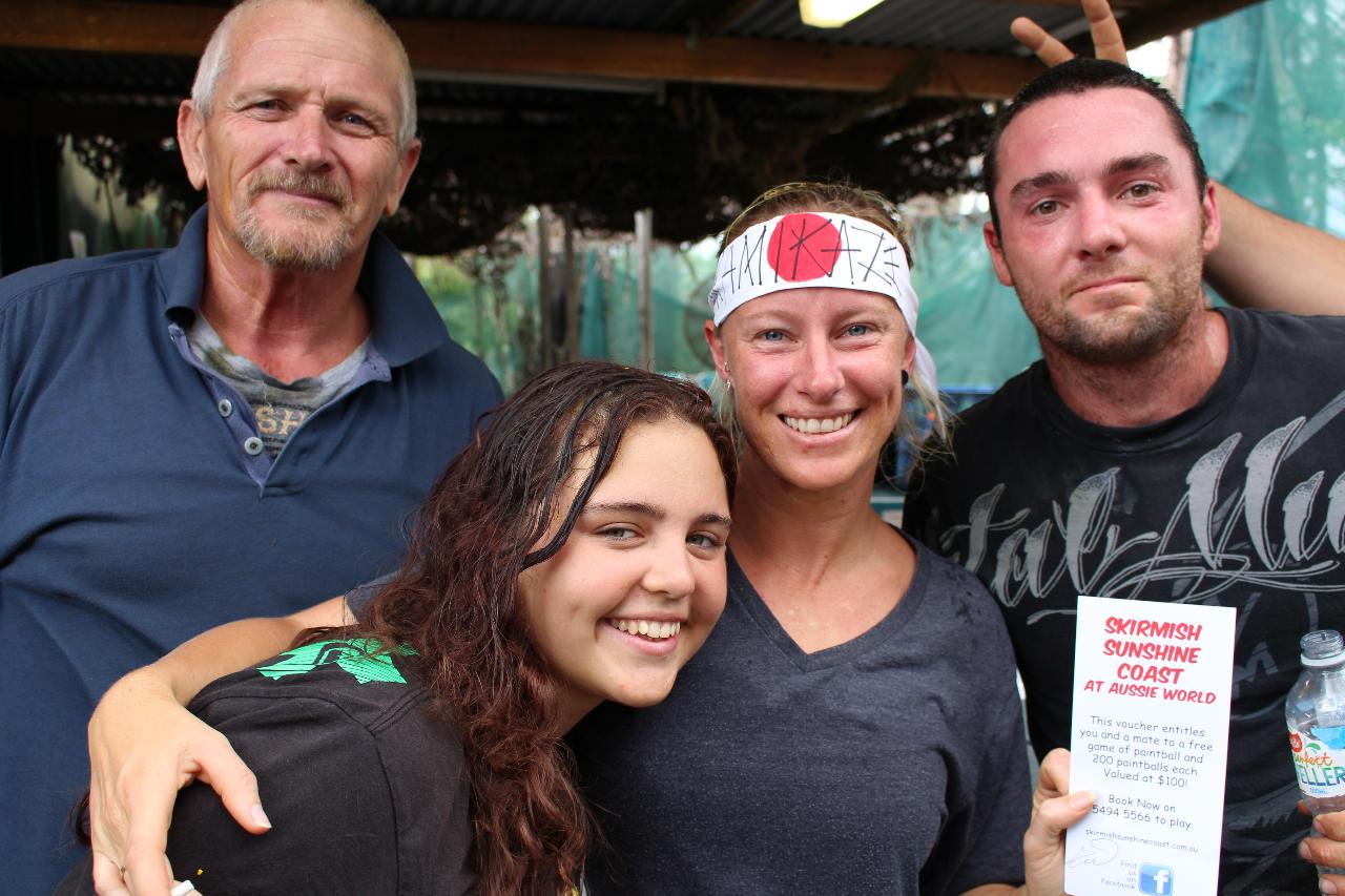 Gift voucher paintball session Skirmish Sunshine Coast Reservations