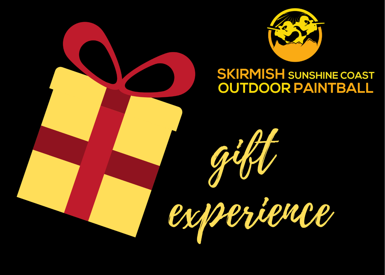 Gift voucher paintball session (inc 100 paintballs) and locked'n'loaded pack (500 paintballs)