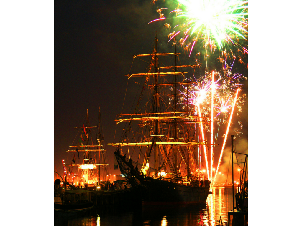 Tall Ship James Craig: Fireworks Cruise