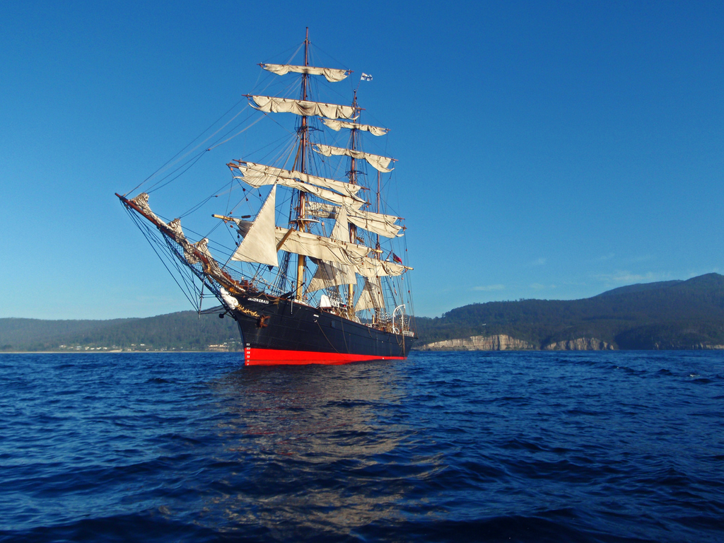 Tall Ship James Craig Voyage from Hobart to Sydney for the 