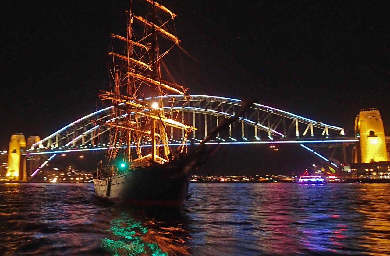 James Craig - Vivid Sydney Cruise 