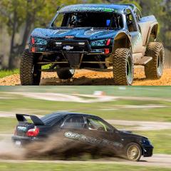 PERTH - COMBO 1 -- WRX RALLY 8 DRIVE LAPS + V8 TROPHY TRUCK 8 DRIVE LAPS + 2 HOT LAPS