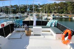 Private charters Ali B Motor catamaran for up to 30 people 