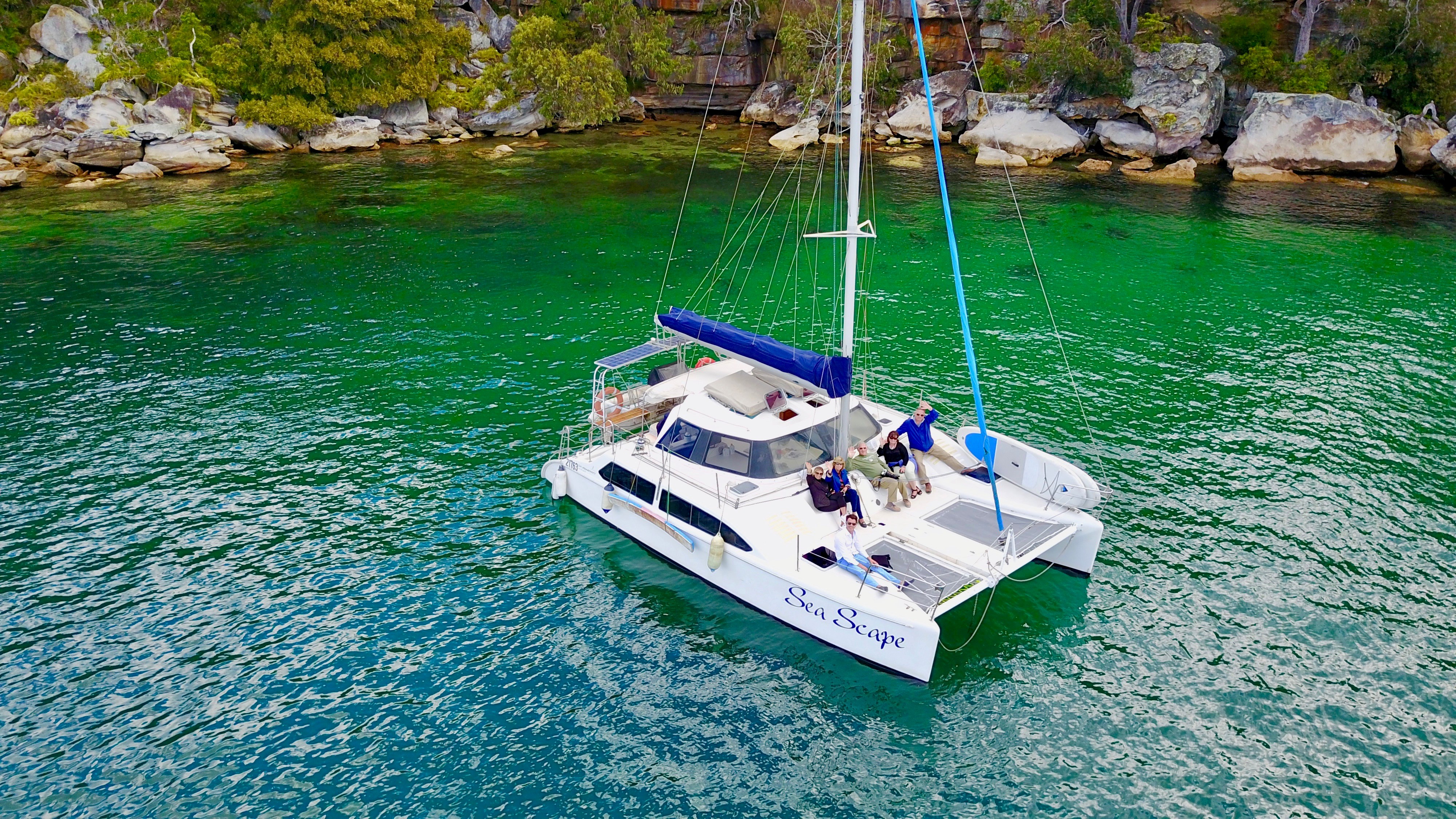 SEAWIND 1000 Catamaran Hire (up to 20 people) (COVID Capacity max 20 people)