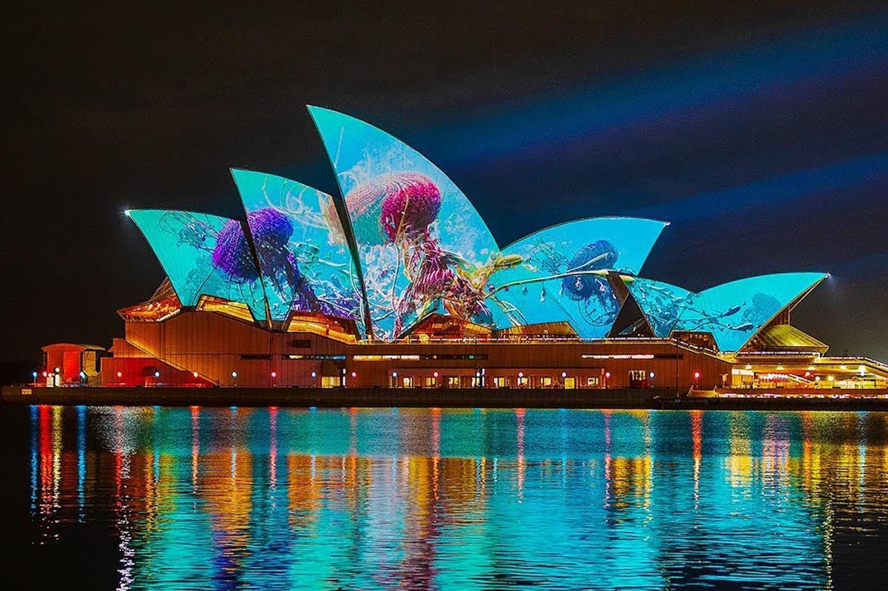 Vivid Sydney Private Harbour Cruise on Fleetwing II