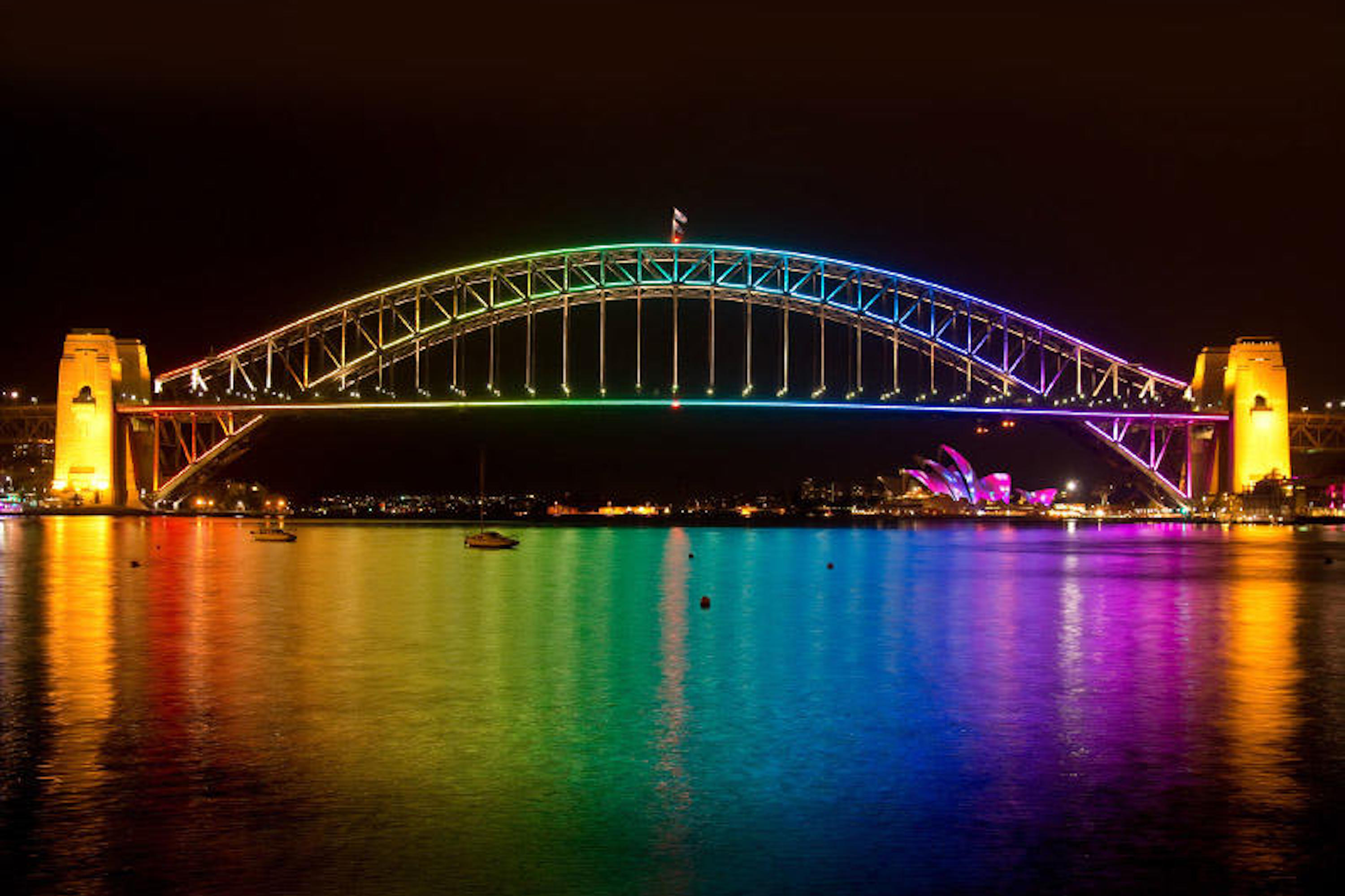 Vivid Sydney Intimate Catamaran Cruise on Heaven