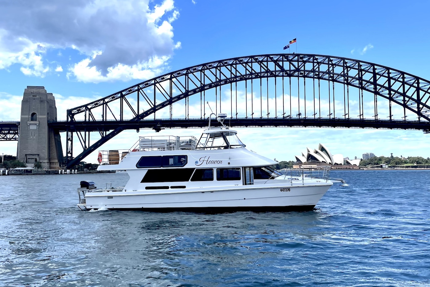 Vivid Sydney Intimate Catamaran Cruise on Heaven