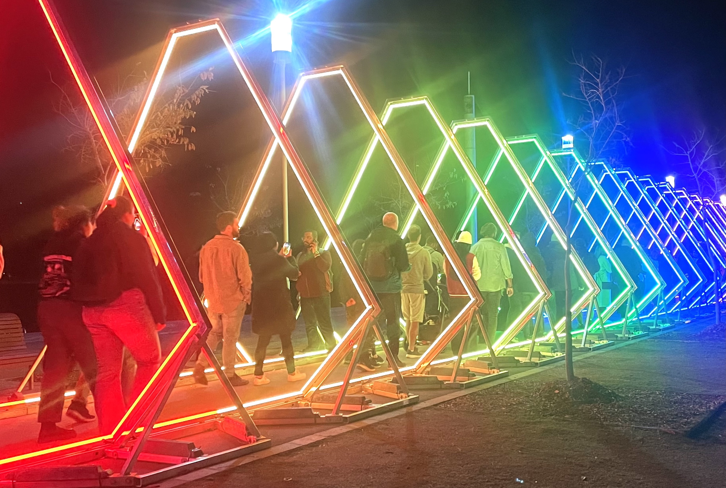 Vivid Sydney Intimate Catamaran Cruise on Heaven