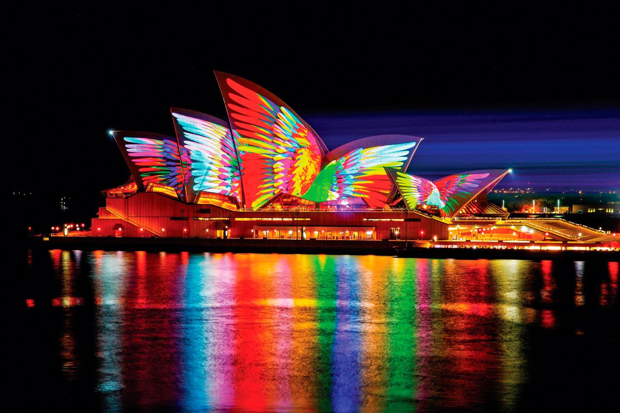 Vivid Sydney Intimate Catamaran Cruise on Heaven